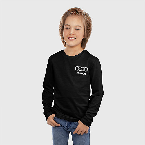 Детский лонгслив Audi / 3D-принт – фото 3
