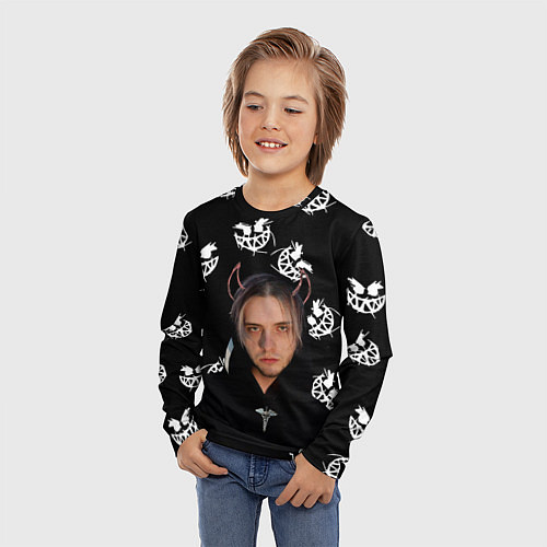 Детский лонгслив PYROKINESIS / 3D-принт – фото 3