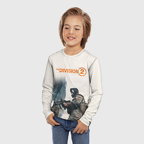 Детский лонгслив The Division 2 Military / 3D-принт – фото 3