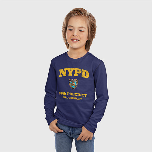Детский лонгслив Бруклин 9-9 департамент NYPD / 3D-принт – фото 3