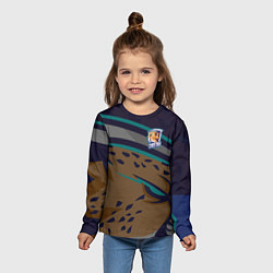 Лонгслив детский Форма Cheetah, цвет: 3D-принт — фото 2