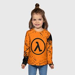 Лонгслив детский HALF-LIFE, цвет: 3D-принт — фото 2