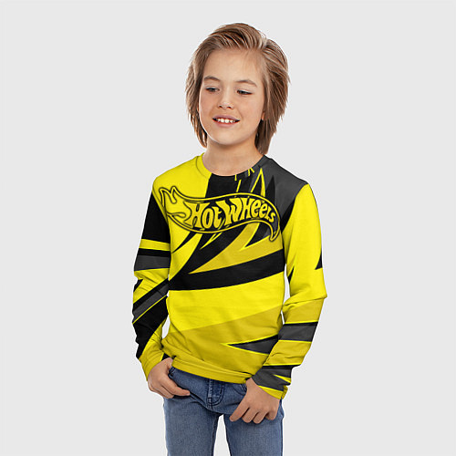 Детский лонгслив Hot Wheels / 3D-принт – фото 3