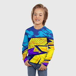 Лонгслив детский Bona Fide Одежда для фитнеса, цвет: 3D-принт — фото 2