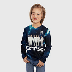 Лонгслив детский BTS, цвет: 3D-принт — фото 2