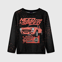 Лонгслив детский Need for Speed, цвет: 3D-принт
