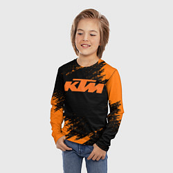 Лонгслив детский KTM, цвет: 3D-принт — фото 2