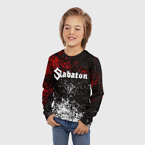 Детский лонгслив SABATON / 3D-принт – фото 3