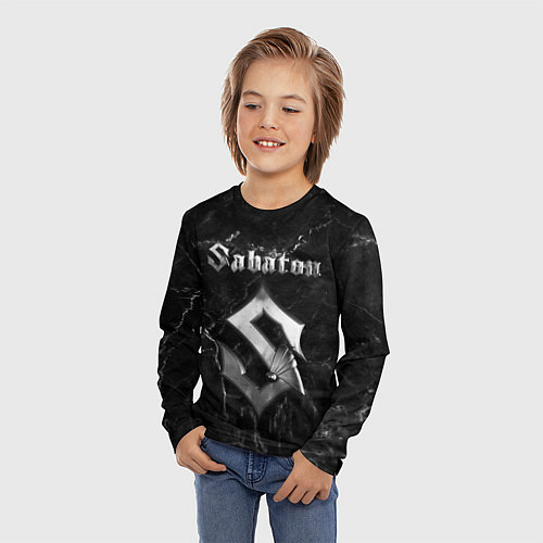 Детский лонгслив SABATON / 3D-принт – фото 3