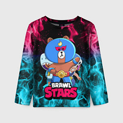 Лонгслив детский BRAWL STARS EL BROWN, цвет: 3D-принт