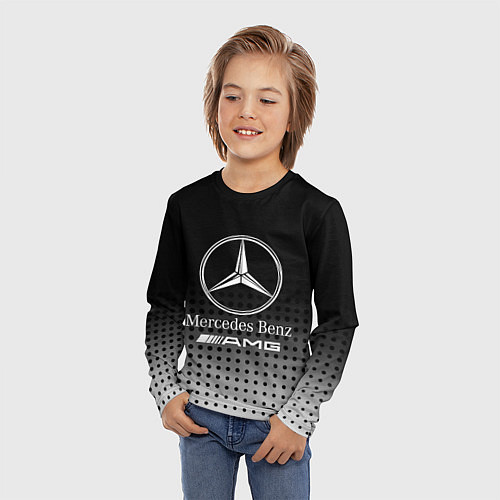 Детский лонгслив Mercedes-Benz / 3D-принт – фото 3