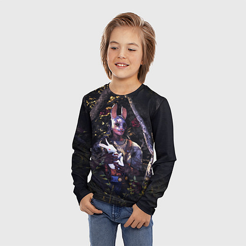 Детский лонгслив Dead by Daylight / 3D-принт – фото 3