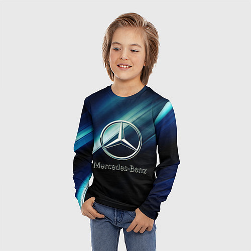 Детский лонгслив Mercedes / 3D-принт – фото 3