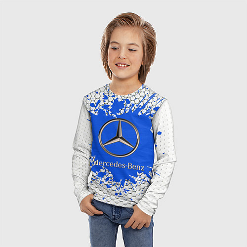 Детский лонгслив Mercedes / 3D-принт – фото 3