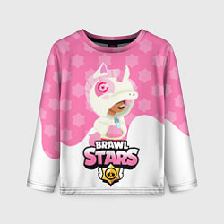 Детский лонгслив Brawl stars Unicorn