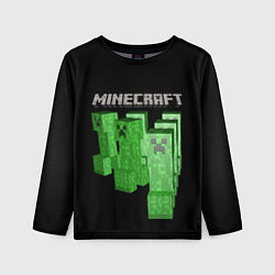 Лонгслив детский MINECRAFT CREEPER, цвет: 3D-принт