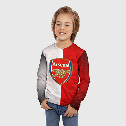 Детский лонгслив FC Arsenal 3D / 3D-принт – фото 3