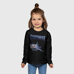 Лонгслив детский Loot Shark Fortnite, цвет: 3D-принт — фото 2