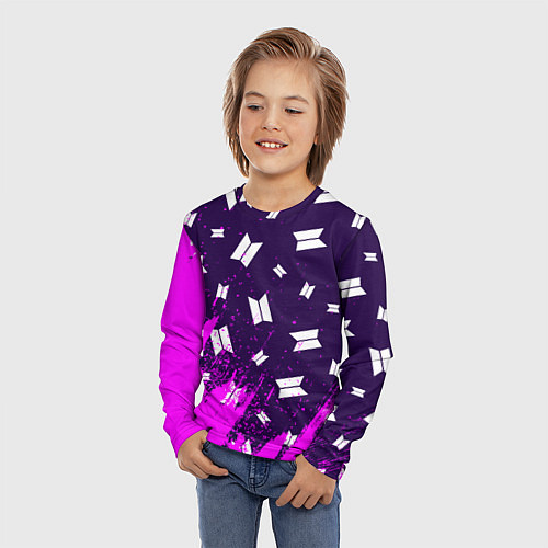 Детский лонгслив BTS БТС / 3D-принт – фото 3