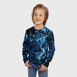 Лонгслив детский Абстракция жидкость, цвет: 3D-принт — фото 2