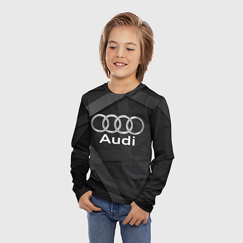 Детский лонгслив AUDI / 3D-принт – фото 3