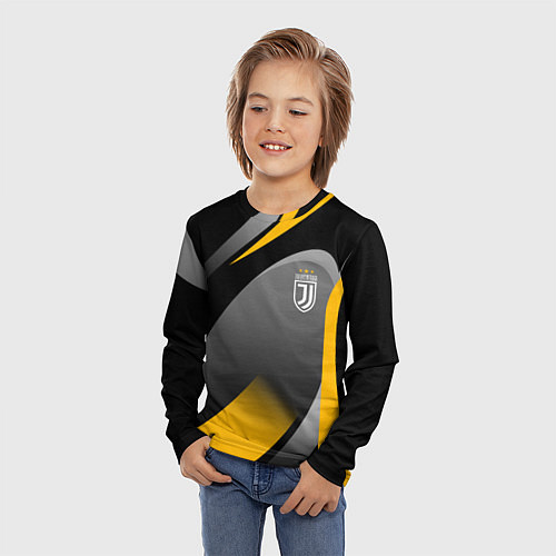 Детский лонгслив Juventus Uniform / 3D-принт – фото 3