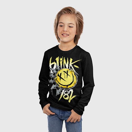Детский лонгслив Blink 182 / 3D-принт – фото 3