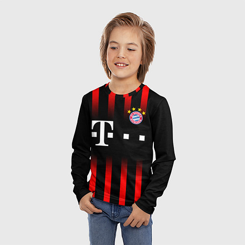 Детский лонгслив FC Bayern Munchen / 3D-принт – фото 3