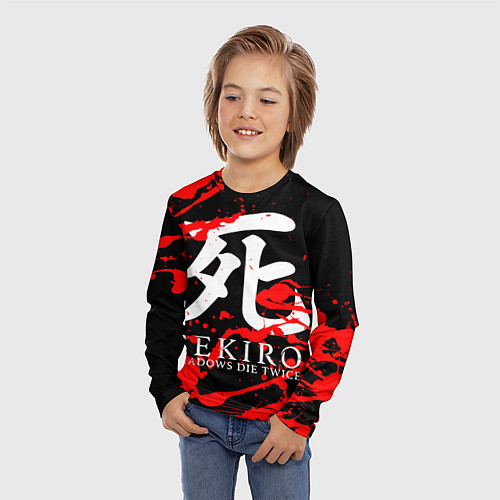 Детский лонгслив Sekiro: Shadows Die Twice 4 / 3D-принт – фото 3