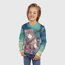 Лонгслив детский Рафталия, цвет: 3D-принт — фото 2