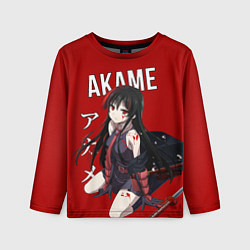 Лонгслив детский Убийца Акаме, цвет: 3D-принт