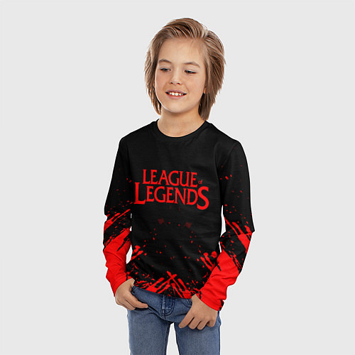 Детский лонгслив League of legends / 3D-принт – фото 3