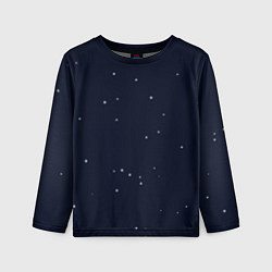 Лонгслив детский Ночное небо, цвет: 3D-принт