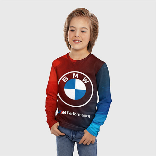 Детский лонгслив BMW БМВ / 3D-принт – фото 3