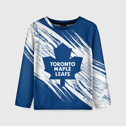 Лонгслив детский Toronto Maple Leafs,, цвет: 3D-принт