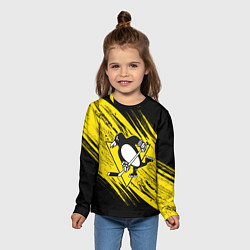 Лонгслив детский Pittsburgh Penguins Sport, цвет: 3D-принт — фото 2