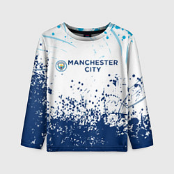 Лонгслив детский Manchester City, цвет: 3D-принт