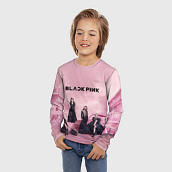 Лонгслив детский BLACKPINK x PUBG, цвет: 3D-принт — фото 2