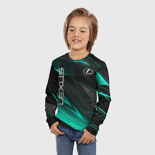 Детский лонгслив Lexus / 3D-принт – фото 3