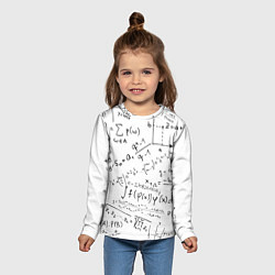 Лонгслив детский Мама,я математик!, цвет: 3D-принт — фото 2