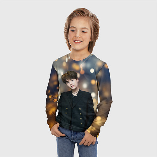 Детский лонгслив MIN YOONGI / 3D-принт – фото 3