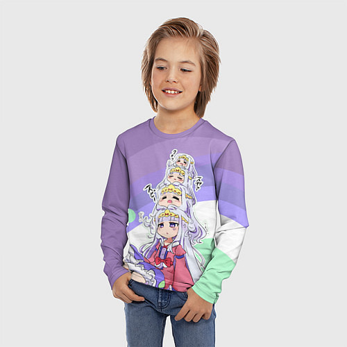 Детский лонгслив Сон в замке демона / 3D-принт – фото 3