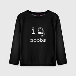 Лонгслив детский I noobs, цвет: 3D-принт