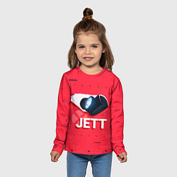 Лонгслив детский Jett, цвет: 3D-принт — фото 2