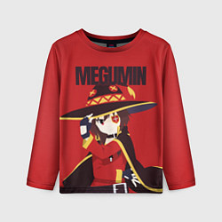 Лонгслив детский Megumin, цвет: 3D-принт