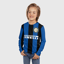 Лонгслив детский Икарди FC Inter, цвет: 3D-принт — фото 2