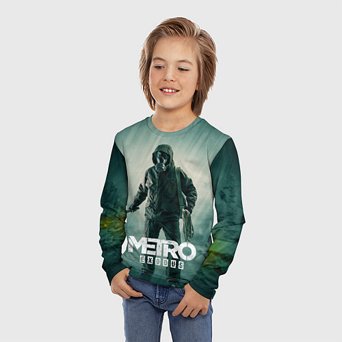 Детский лонгслив Metro Exodus / 3D-принт – фото 3