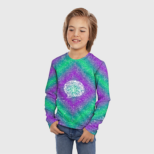 Детский лонгслив Выноска АПВ 62ЗГ / 3D-принт – фото 3