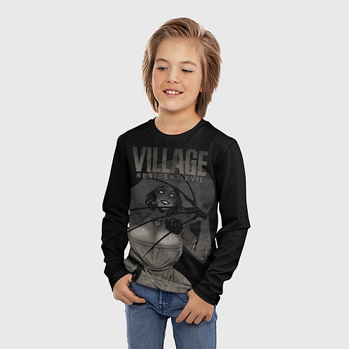 Детский лонгслив VILLAGE resident evil / 3D-принт – фото 3