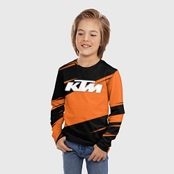 Лонгслив детский KTM КТМ, цвет: 3D-принт — фото 2